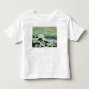 Casco Bay, MaineSurf and Beach Rocks Toddler T-Shirt