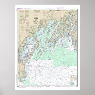Casco Bay Nautical Chart 13290