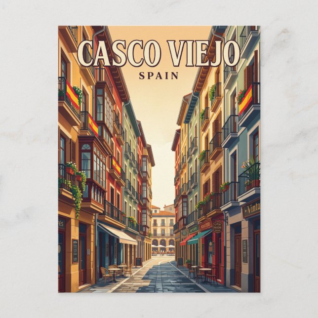 Casco Viejo Spain Postcard (Front)