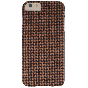 Case: Brown Tweed Fabric Barely There iPhone 6 Plus Case
