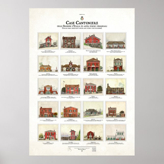 Case Cantoniere delle Regioni d'Italia Poster (Front)