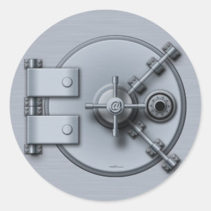 Case extremely classic round sticker