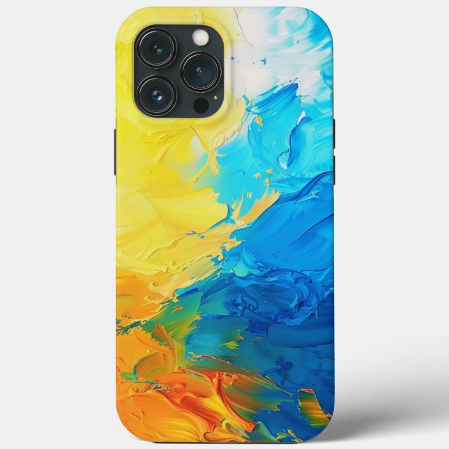 Case for iphone 13 pro max in Ukrainian colours (Back)