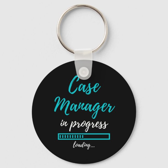 Case Manager In Progress Key Ring (Front)