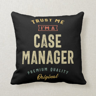 Case Manager Job Title Men Women Gift Cushion