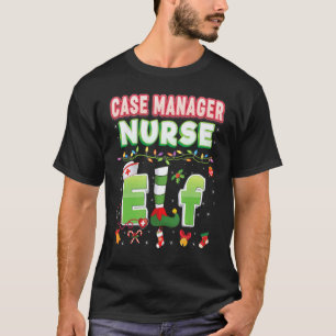 Case Manager Nurse Elf Christmas Light Sweater Ugl