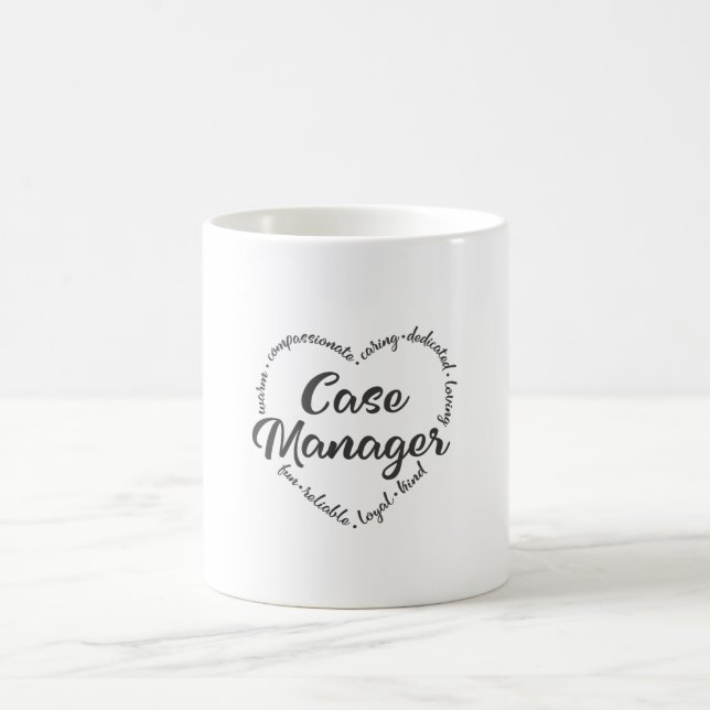 Case Manager, Social worker Outcomes Coffee Mug (Center)