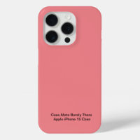 Case-Mate Barely There Apple iPhone 15 Case