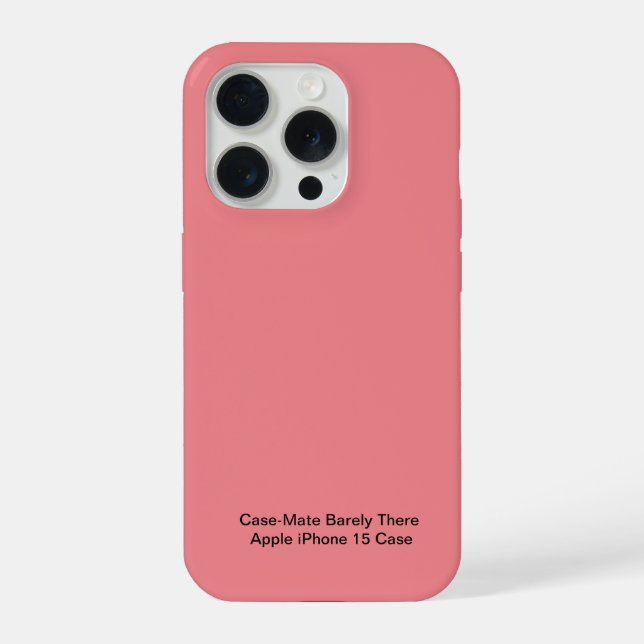 Case-Mate Barely There Apple iPhone 15 Case (Back)
