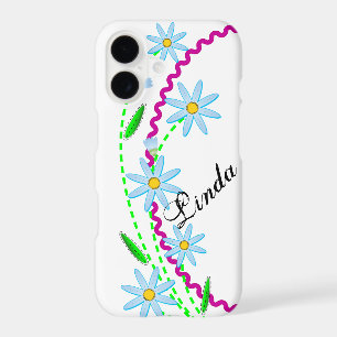 Case-Mate Barely There Plus iPhone 7 Blue Flowers