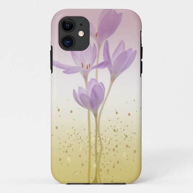 Case-Mate Fountain For iPhone with Jasmine Flower Case (Back)