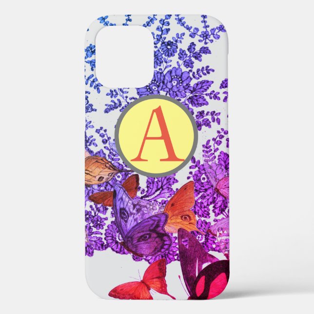 CASE MATE IPHONE 12 CASE CUSTOM INITIAL AND LACE (Back)