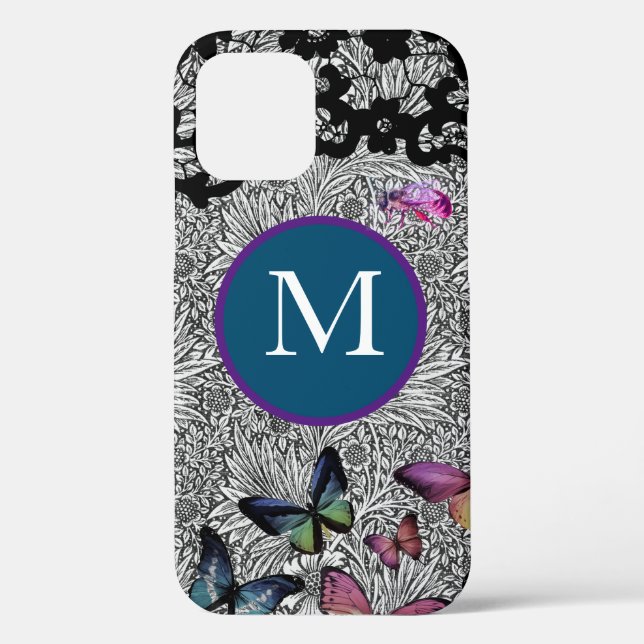 CASE MATE IPHONE CASE William Morris BLACK LACE (Back)