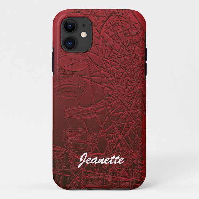 Case-Mate iPhone SE/5/5S Case Red Ferris Wheel (Back)