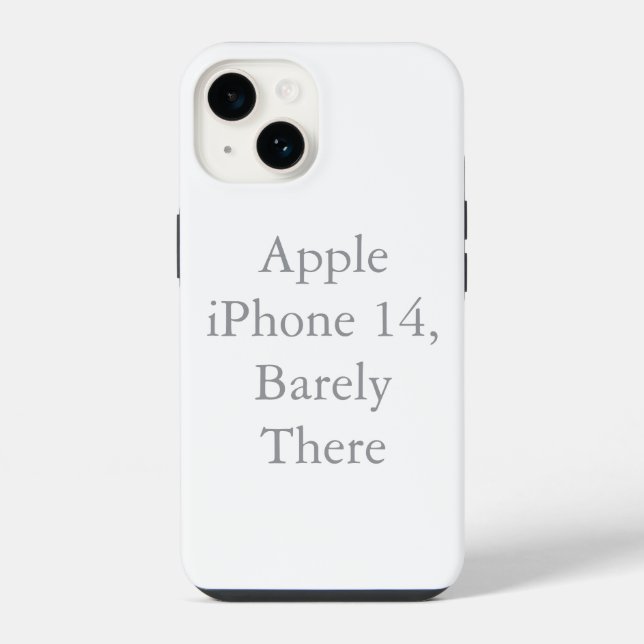 Case-Mate Phone Case, Apple iPhone 14,Barely There Case (Back)