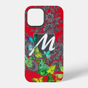 CASE MATE TOUGH CUSTOM INITIAL RED ANTIQUE LACE