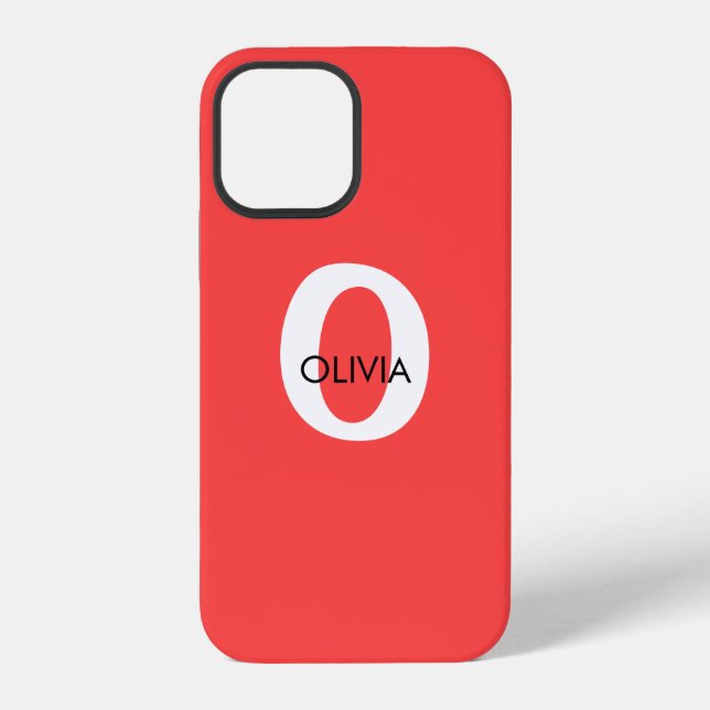 Case-Mate Tough iPhone 12 Case CUSTOM INITIAL (Back)