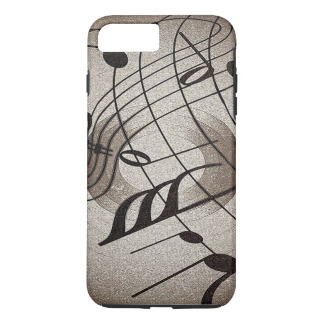 Case-Mate Tough iPhone 7 Plus Case/Music Notes Case (Back)