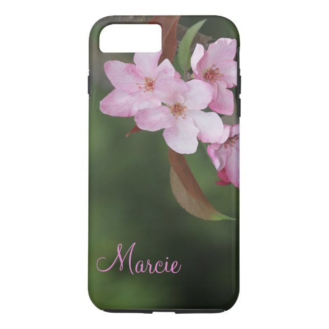 Case-Mate Tough Plus iPhone 7 Case  Pink Flowers (Back)