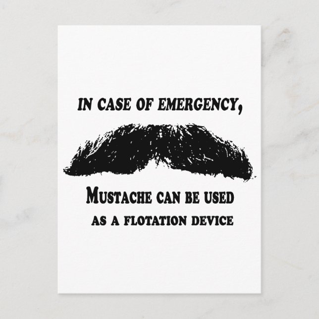 Case Of Emergency Postcard (Front)
