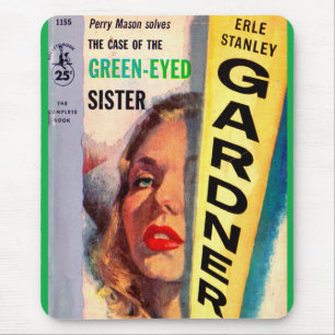 Case of the Green-Eyed Sister cover Mouse Pad