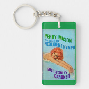 Case of the Negligent Nymph book cover Key Ring