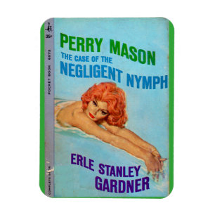 Case of the Negligent Nymph book cover Magnet