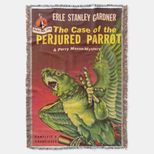 Case of the Perjured Parrot Throw Blanket