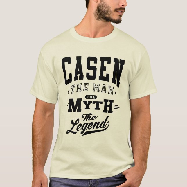 Casen Personalised Name Birthday Gift T-Shirt (Front)