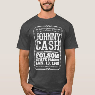 Cash at Folsom Prison distressed T-Shirt