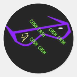 Cash Cash band sunglass Sticker