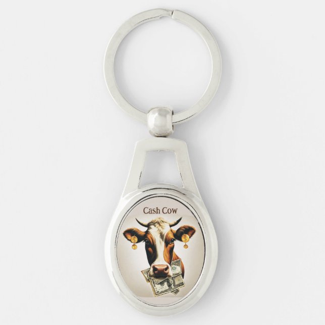 Cash Cow  Key Ring (Front)