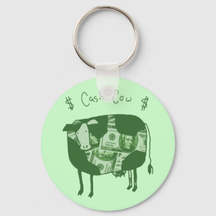 Cash Cow Key Ring