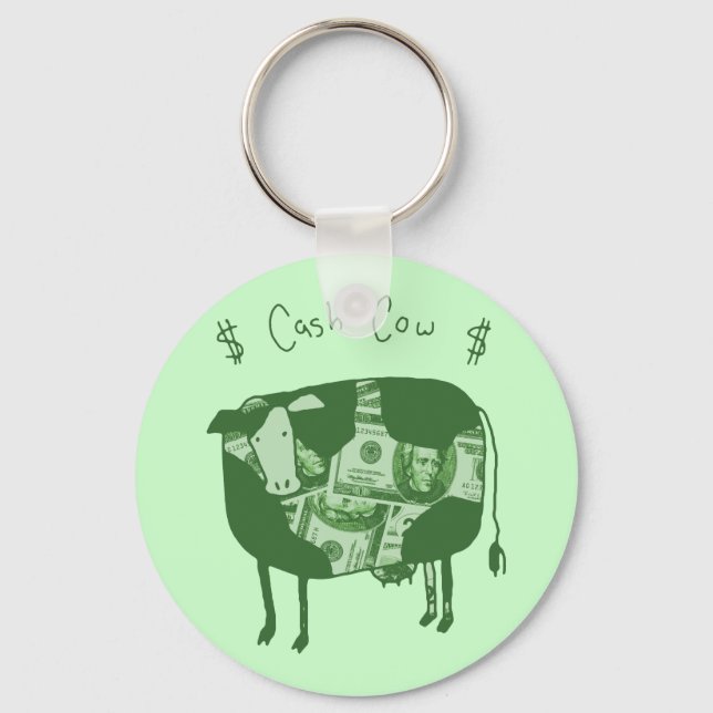 Cash Cow Key Ring (Front)