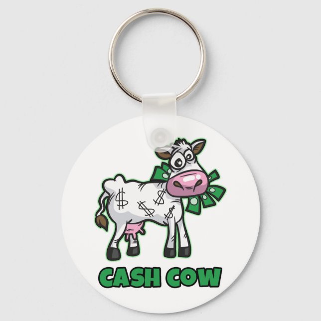 Cash Cow Key Ring (Front)