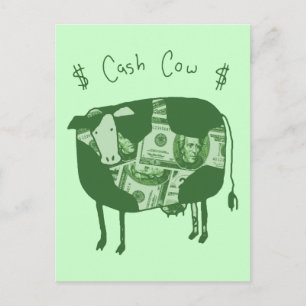 Cash Cow Postcard