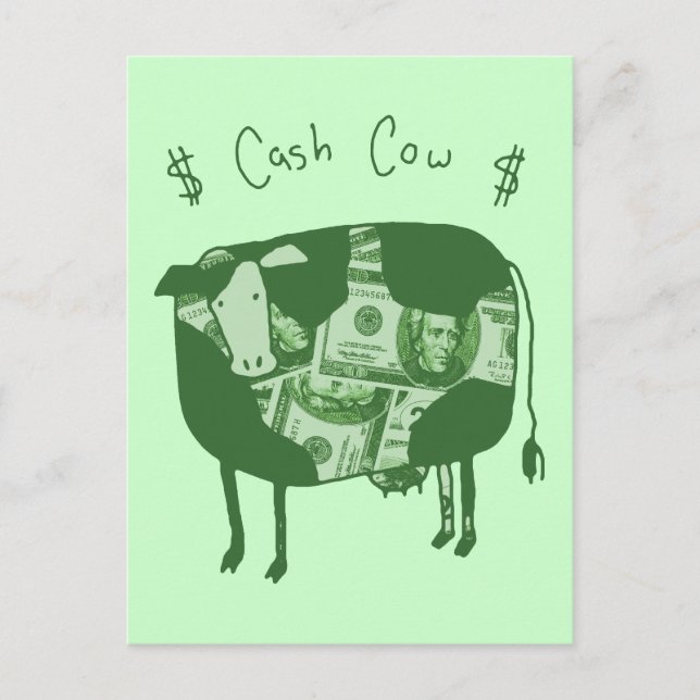 Cash Cow Postcard (Front)