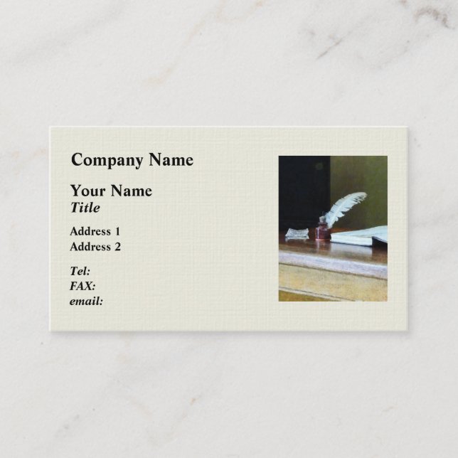 Cash  Deposit Business Card (Front)