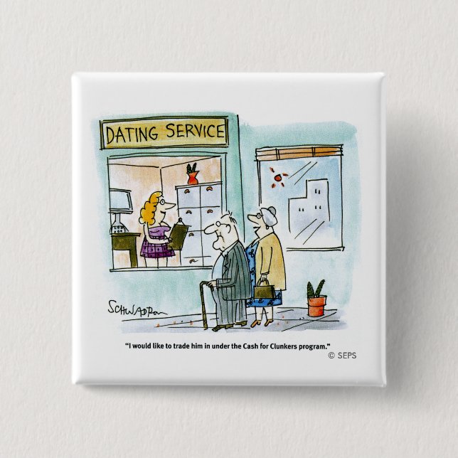 Cash for Clunkers 15 Cm Square Badge (Front)