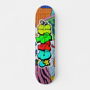 Cash Graffiti Custom Personalised Cool Skateboard