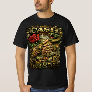 Cash Hustle & Win Men's T-Shirt