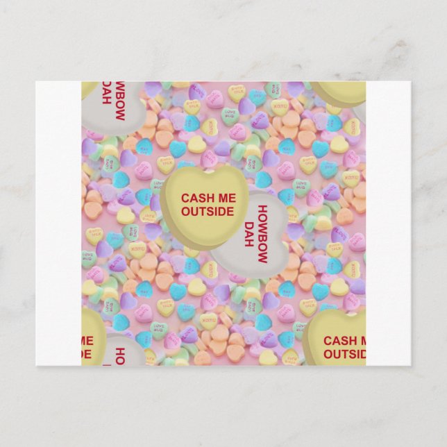 cash me outside postcard (Front)