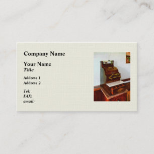 Cash Register Enclosure Card