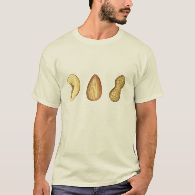 Cashew, Almond, Peanut Tee Shirt (Front)