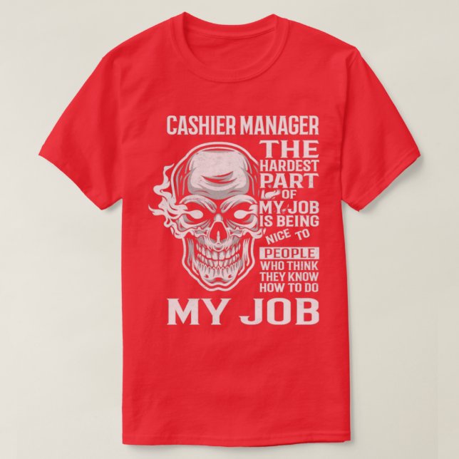 Cashier Manager T-Shirt (Design Front)