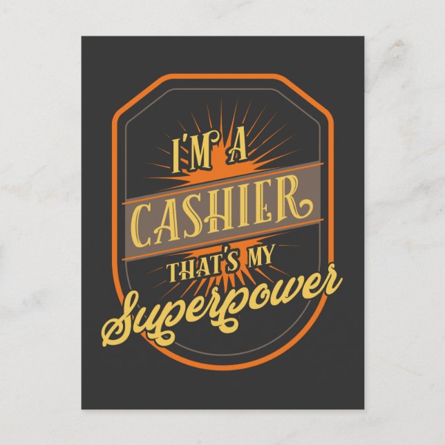 Cashier Postcard (Front)