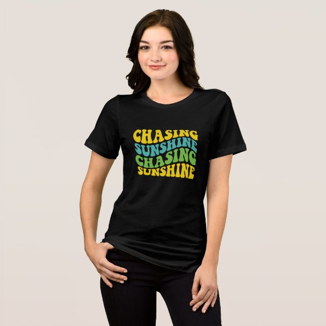 Cashing Sunshine Tri-Blend Shirt (Front Full)