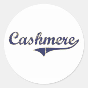 Cashmere Washington Classic Design Classic Round Sticker