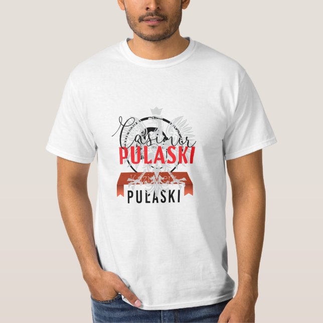 Casimir Pulaski Parade 2019 Polish Eagle Hero Day T-Shirt (Front)