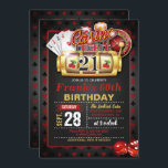 Casino 21st Birthday Invitation<br><div class="desc">Perfect Invitation to Celebrate a Casino Birthday Party</div>